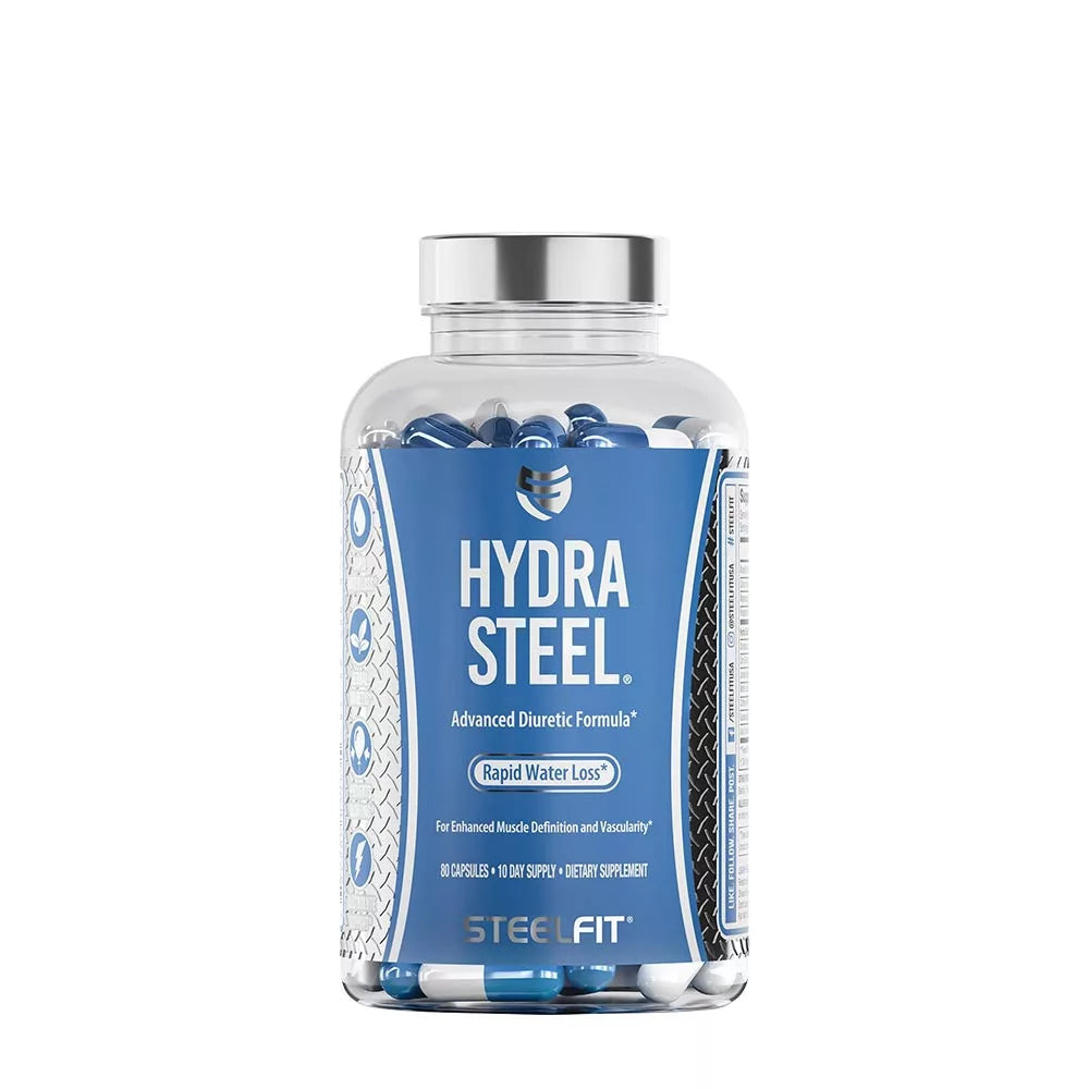 STEELFIT HYDRA STEEL® ADVANCED DIURETIC FORMULA RAPID WATER LOSS (80 CAPSULES)