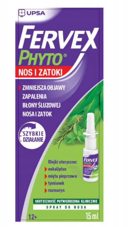 Fervex Phyto Nose and sinuses, nasal spray, 15ml