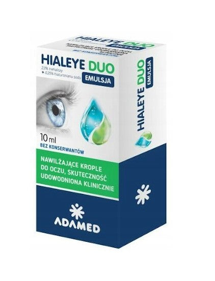 Hialeye Duo Emulsion eye drops 10 ml