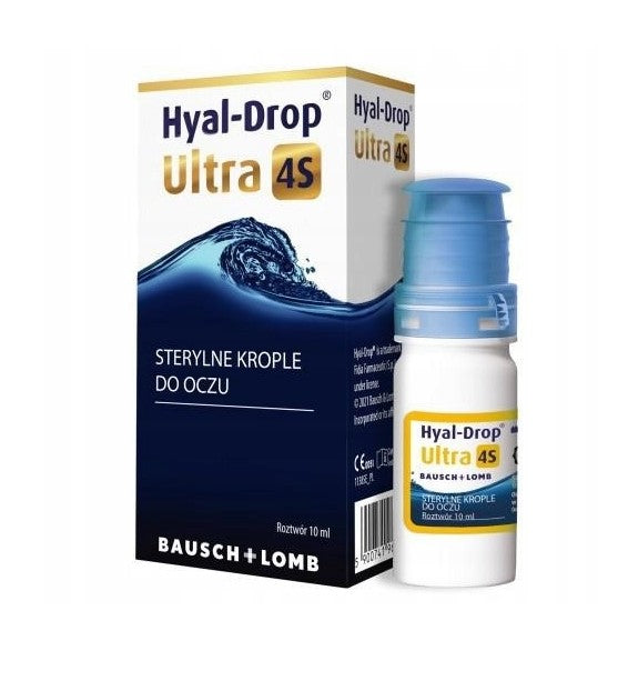 Bausch+Lomb Hyal-Drop Ultra 4S eye drops 10 ml