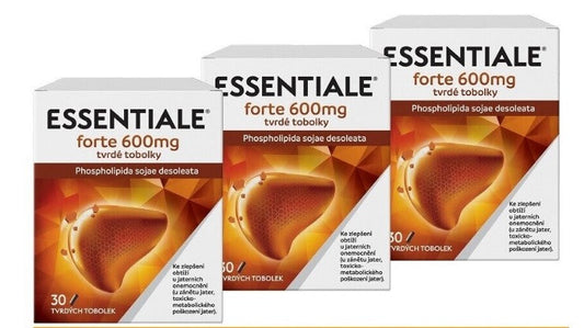 ESSENTIALE 600 mg 3 packs x 30 capsules (90 capsules)