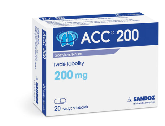 Sandoz ACC 200 200 mg 20 capsules