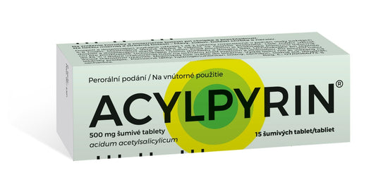 Acylpyrin 500 mg 15 effervescent tablets pain relief