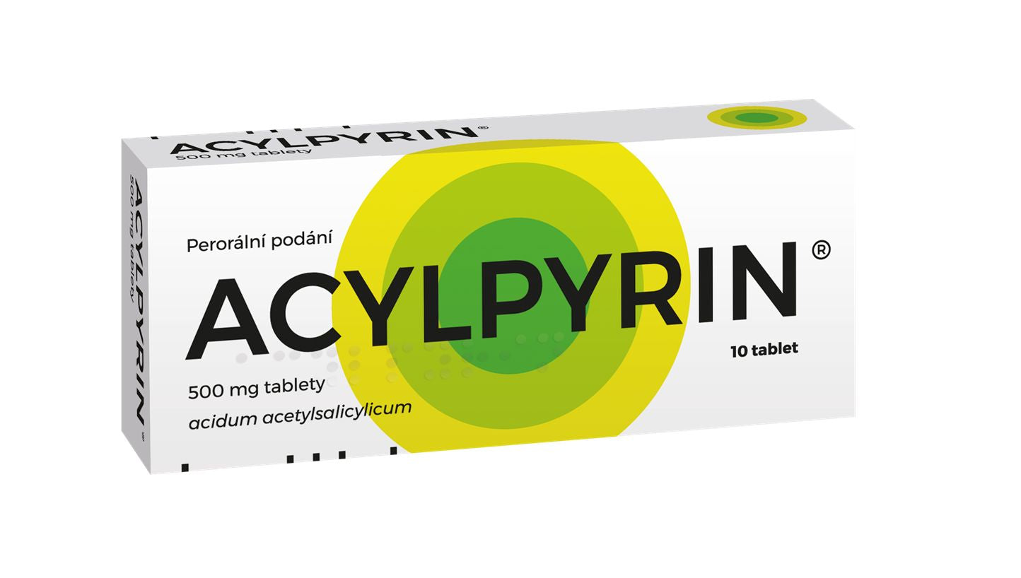 Acylpyrin 10 tablets pain relief and reduce fever