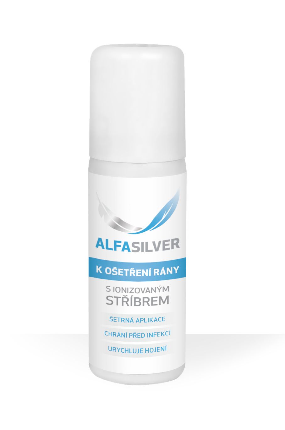 Alfa Silver spray 50 ml treat wounds, abrasions, minor burns, skin injuries or bedsores