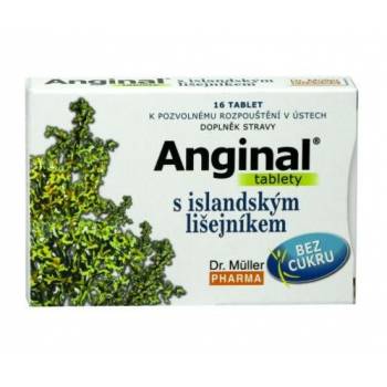 Anginal with Icelandic lichen 16 tablets