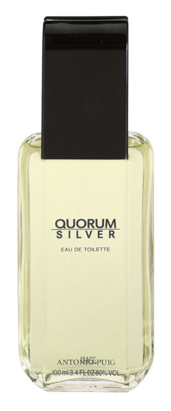 Antonio Puig Quorum Silver eau de toilette for men 100 ml