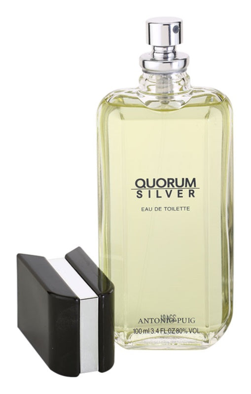 Antonio Puig Quorum Silver eau de toilette for men 100 ml