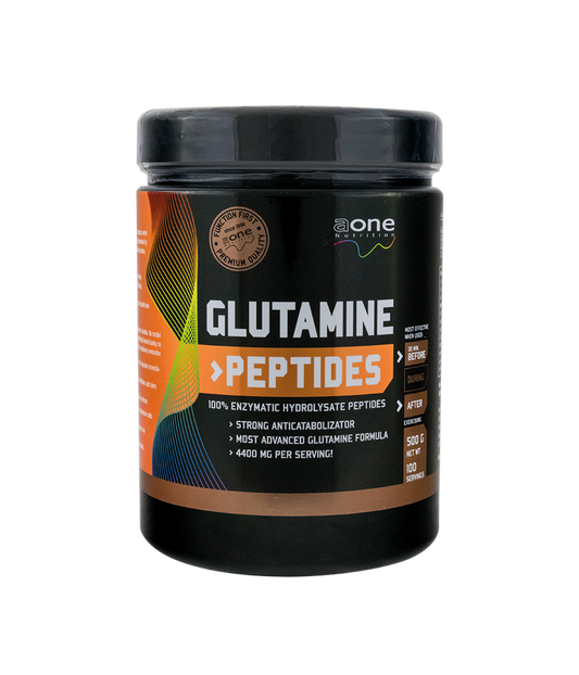 AONE NUTRITION - GLUTAMINE PEPTIDES 500 CAPSULES