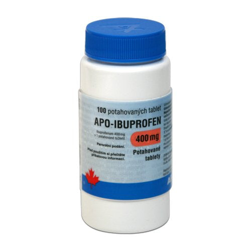 APO-Ibuprofen 400 mg 100 tablets pain and fever relief