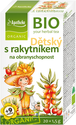 Apotheke BIO tea for kids with sea buckthorn, 20 teabags