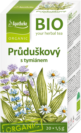 Apotheke BIO bronchial tea, 20 teabags