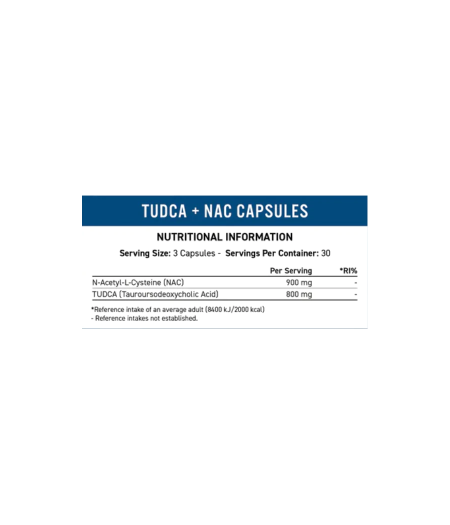 APPLIED NUTRITION TUDCA + NAC 90 CAPSULES