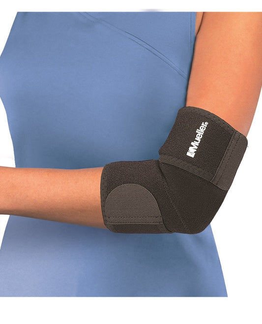 Mueller Elbow Support elbow bandage on elbow