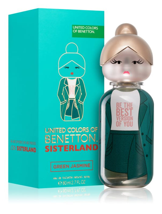 Benetton Sisterland Green Jasmine Eau de toilette for women 80 ml