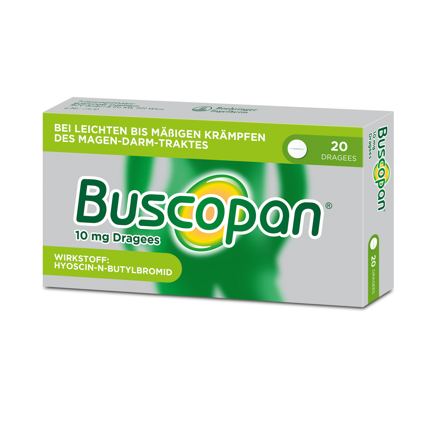 Buscopan 10 mg 20 dragees