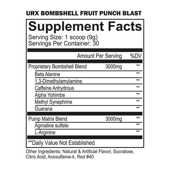 URX Sports Nutrition Bombshell 270 g