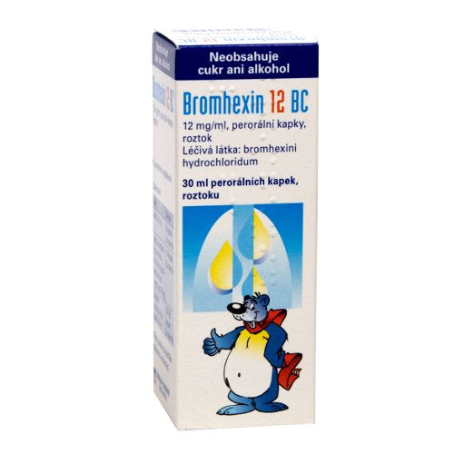 Bromhexin 12 BC drops 30 ml