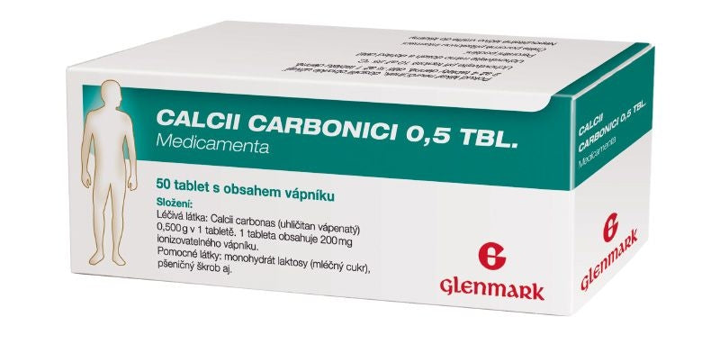 Glenmark Carbonic Calcium 0.5 - 50 tablets