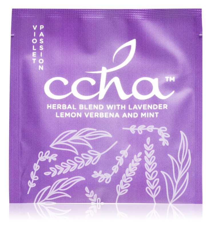 CCHA TRAVEL Violet Passion herbal tea 15x2,5 g teabags