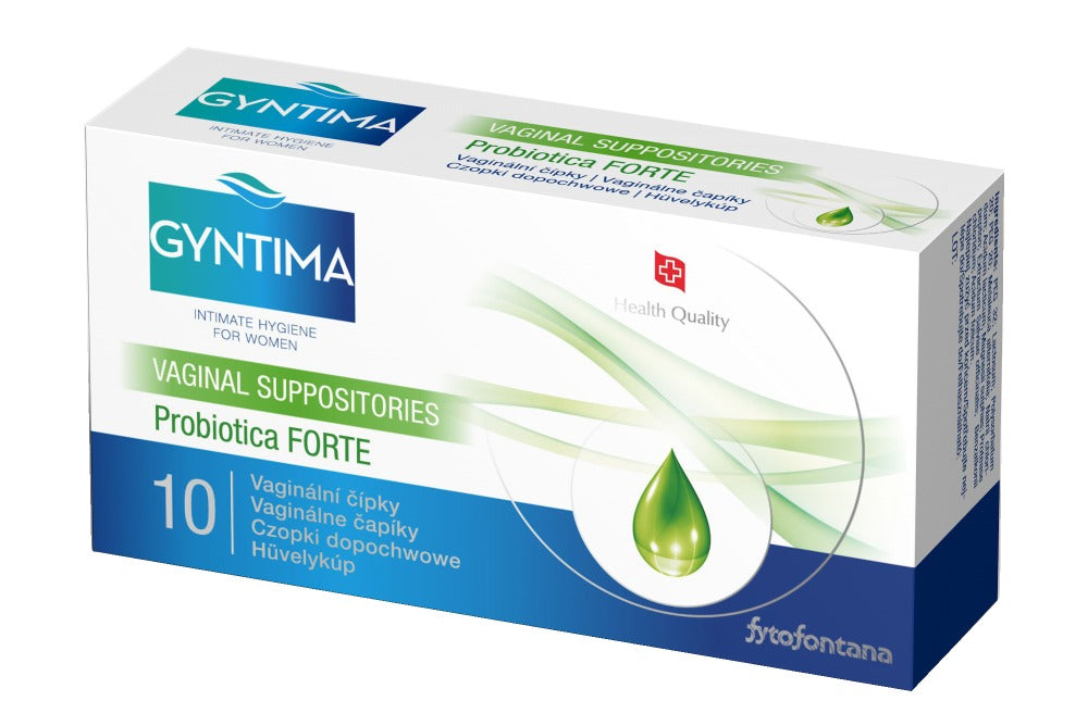 Gyntima Probiotica FORTE vaginal suppositories 10 pcs