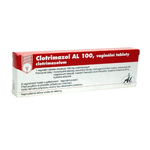 Clotrimazole AL 100 6 vaginal tablets + applicator