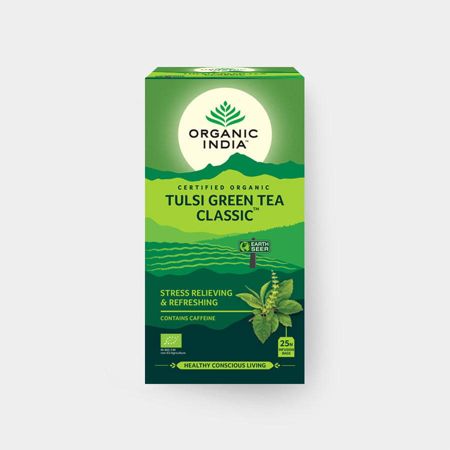 Organic India Tulsi Green tea Classic 25 teabags