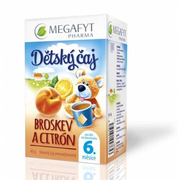 Megafyt Baby tea peach and lemon 20 x 2 g