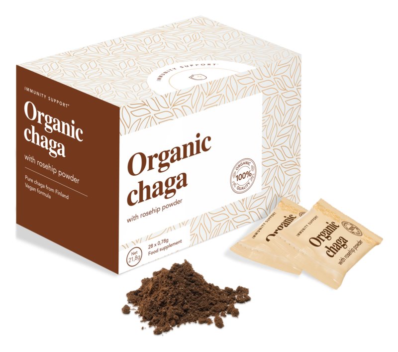 DoktorBio Organic chaga with rosehip powder 28 bags