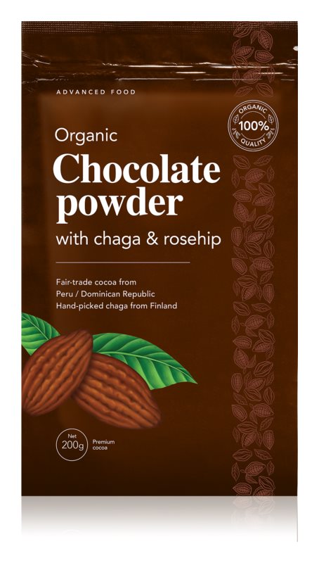 DoktorBio Organic Chocolate powder with chaga & rosehip 200 g