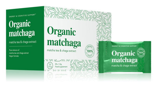 DoktorBio Organic matchaga Matcha tea & Chaga extract 28 bags