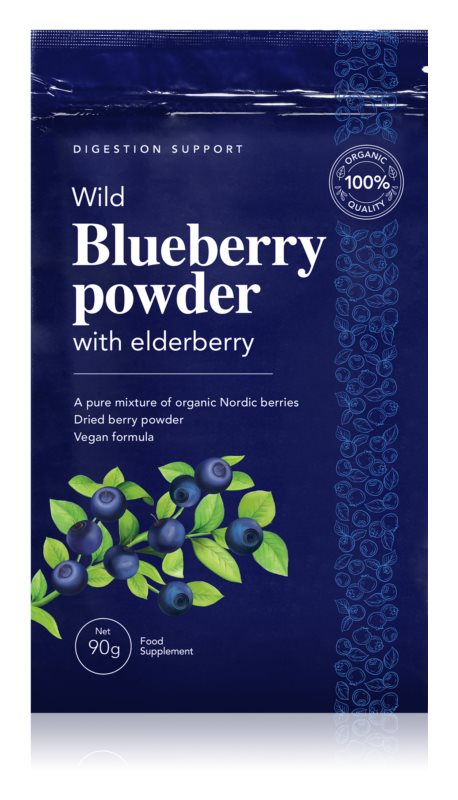 DoktorBio Wild Blueberry powder with elderberry 90 g