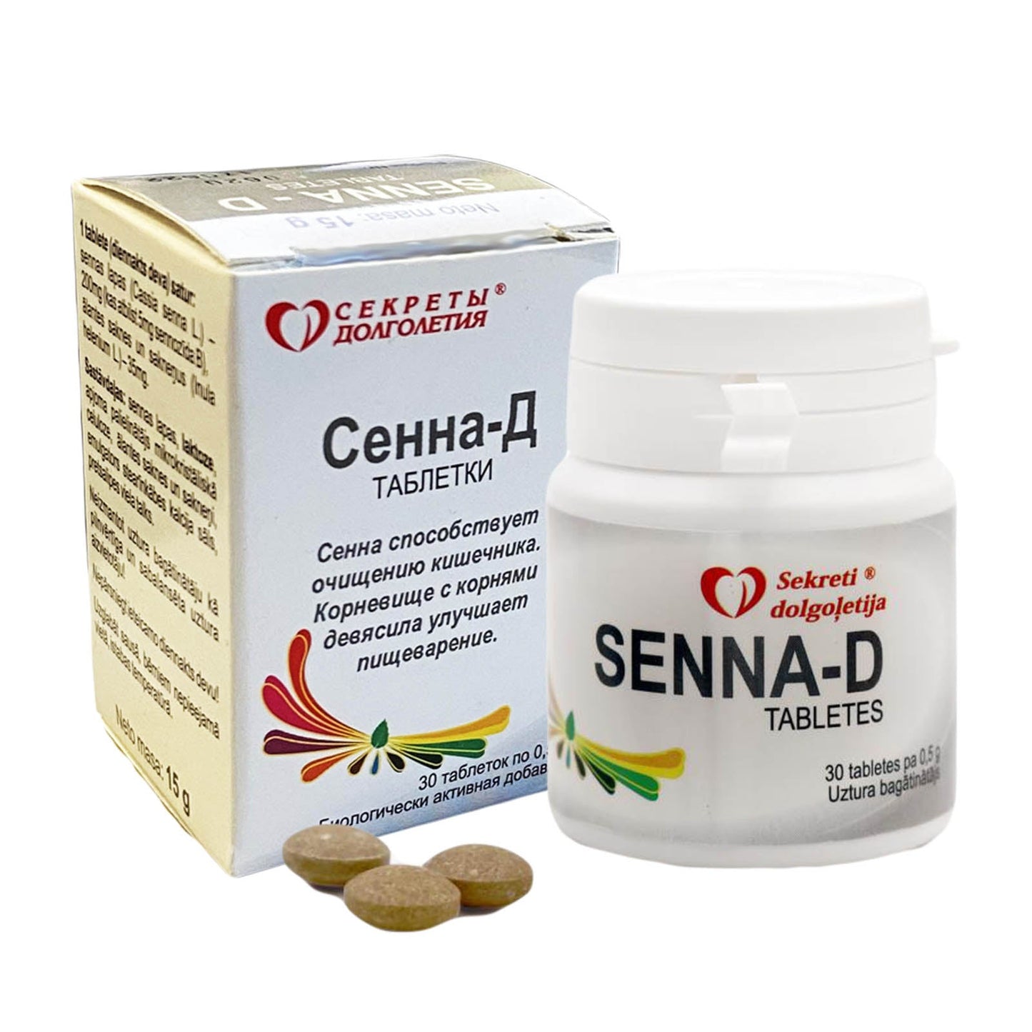 Sekreti Dolgoletija Senna-D 30 tablets