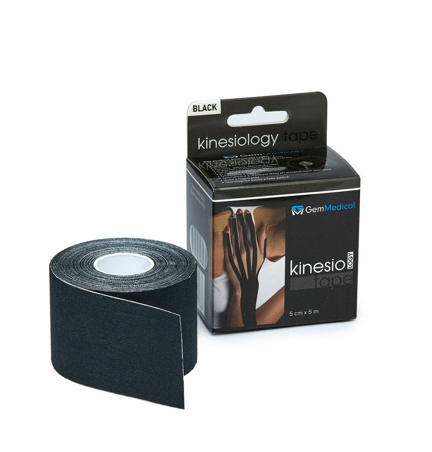 GM Kinesio tape 5 cm x 5 m black tape