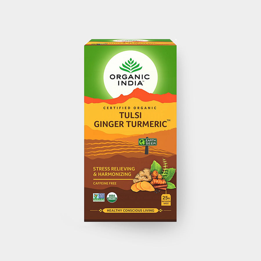 Organic India Tulsi Turmeric Ginger 25 teabags