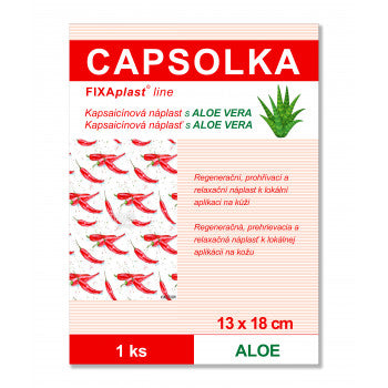 Capsolka Capsaicin patch with Aloe vera 13x18 cm 3pcs