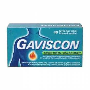 Gaviscon 48 chewable tablets