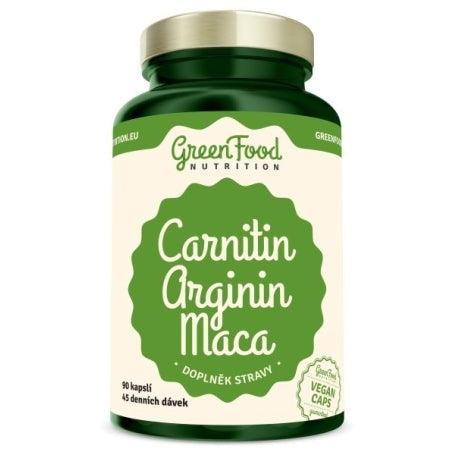 GREENFOOD CARNITINE ARGININE MACA 90 CAPSULES