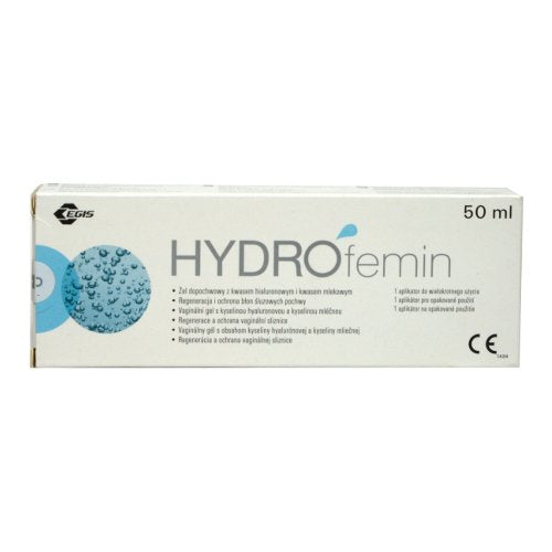 Hydrofemin vaginal gel with hyaluronic acid and milk 50 ml