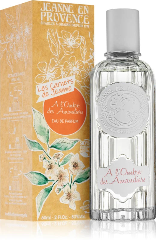 Jeanne en Provence Les Carnets de Jeanne A l'Ombre des Amandiers refillable eau de parfum 60 ml