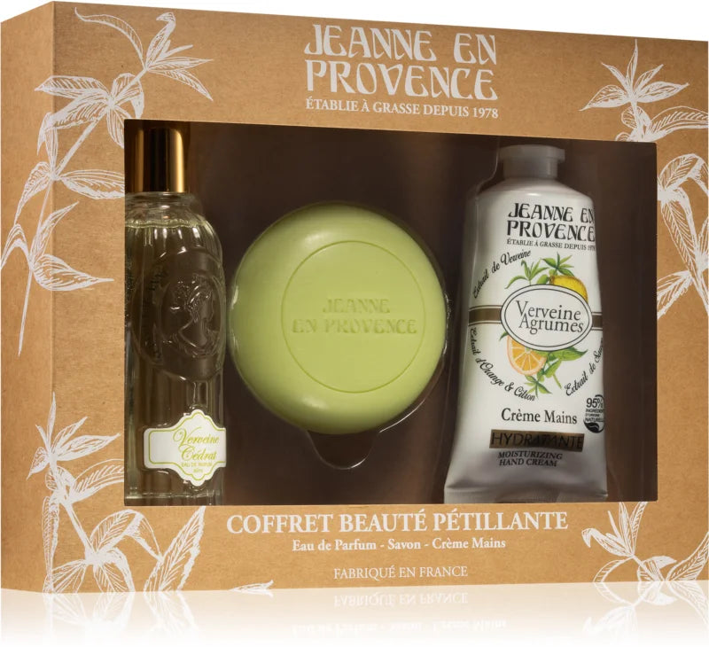 Jeanne en Provence Verbena gift set for women