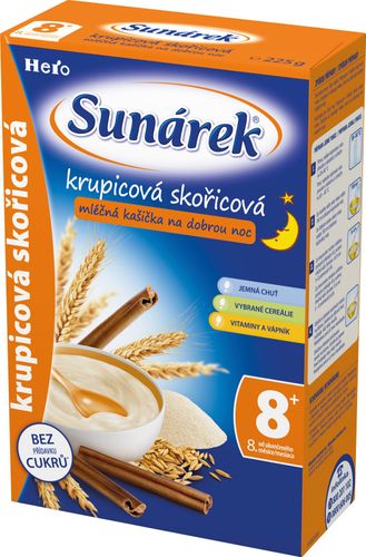 Sunárek Good morning milk cinnamon porridge 225 g