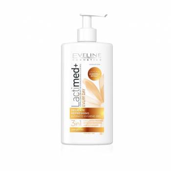 Eveline LactiMED + soft refreshing intimate gel 3in1 250 ml