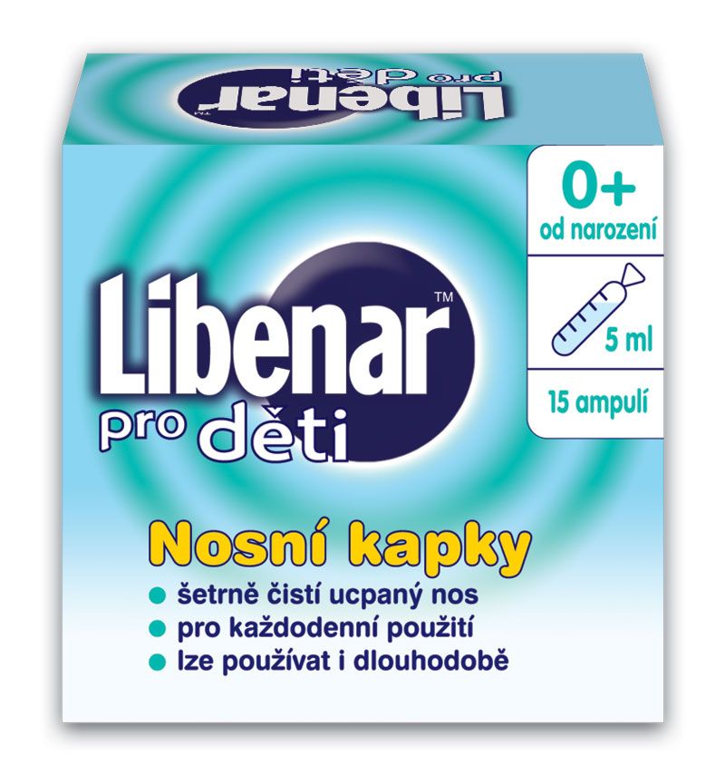 Libenar for children 15 ampoules of 5ml Nasal Drops