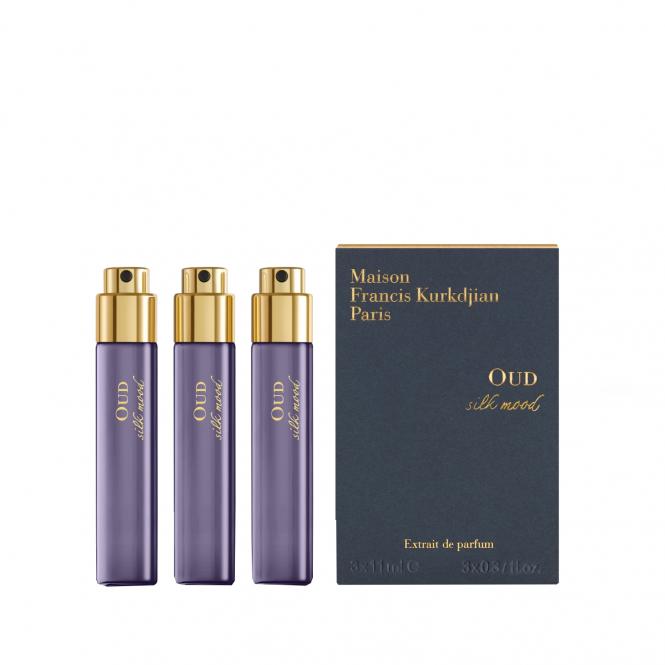 Maison Francis Kurkdjian Oud Silk Mood Extrait de Parfum 3 bottles x 11 ml