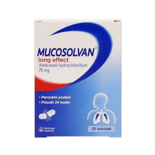 Mucosolvan Long Effect 75 mg 20 capsules