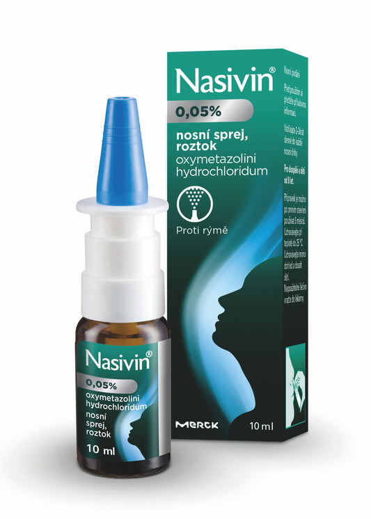 Nasivin 0.05% nasal spray 10 ml