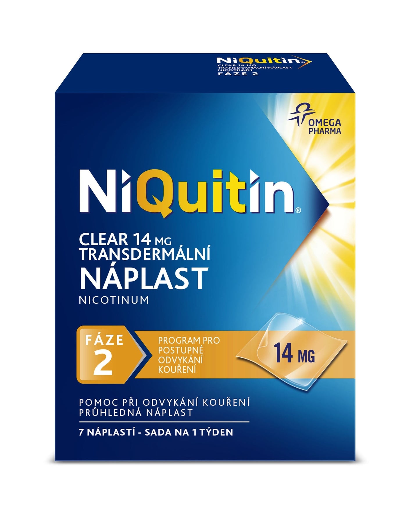 Niquitin Clear 14 mg 7 transdermal patches