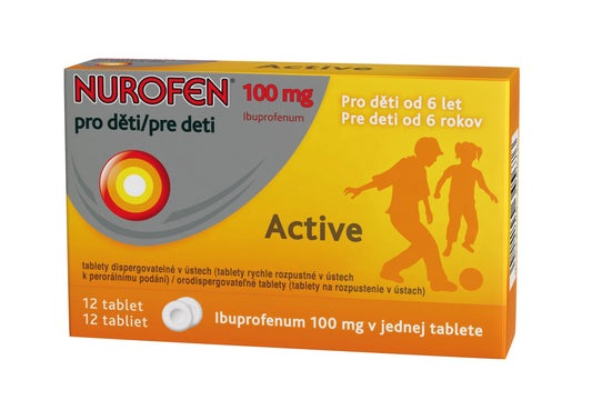 Nurofen 100 mg for children Active 12 tablets