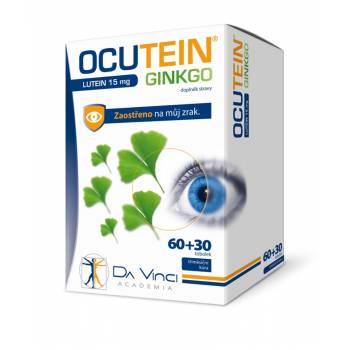 Ocutein Ginkgo Lutein Da Vinci Academia 15 mg 90 capsules